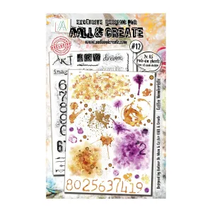 Aall & Create Rub-Ons #12 - Coffee Numberistic