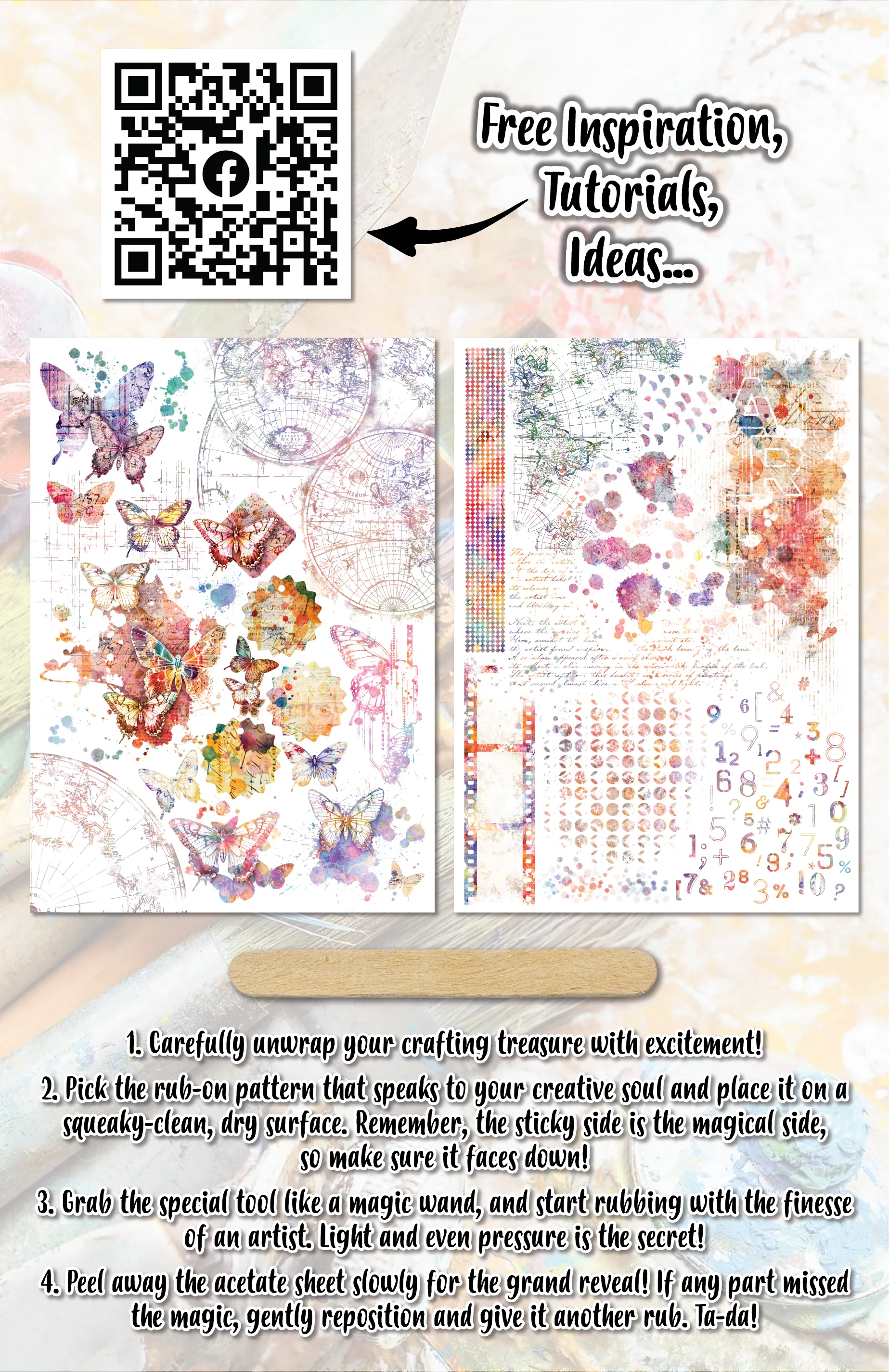 AALL and Create - A5 Rub-Ons - Wanderlust Passport