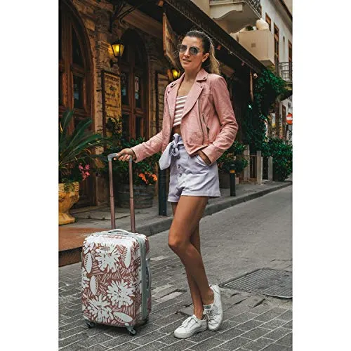 American Tourister Carry-On, Ascending Gardens Rose Gold