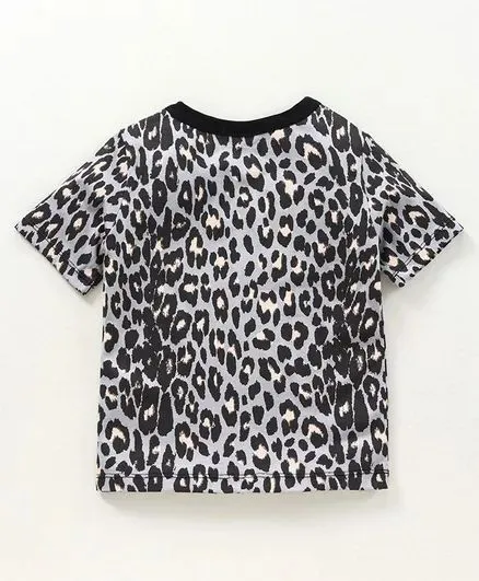 Animal Print Tshirt - Blue