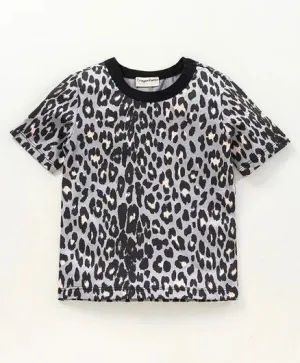Animal Print Tshirt - Blue
