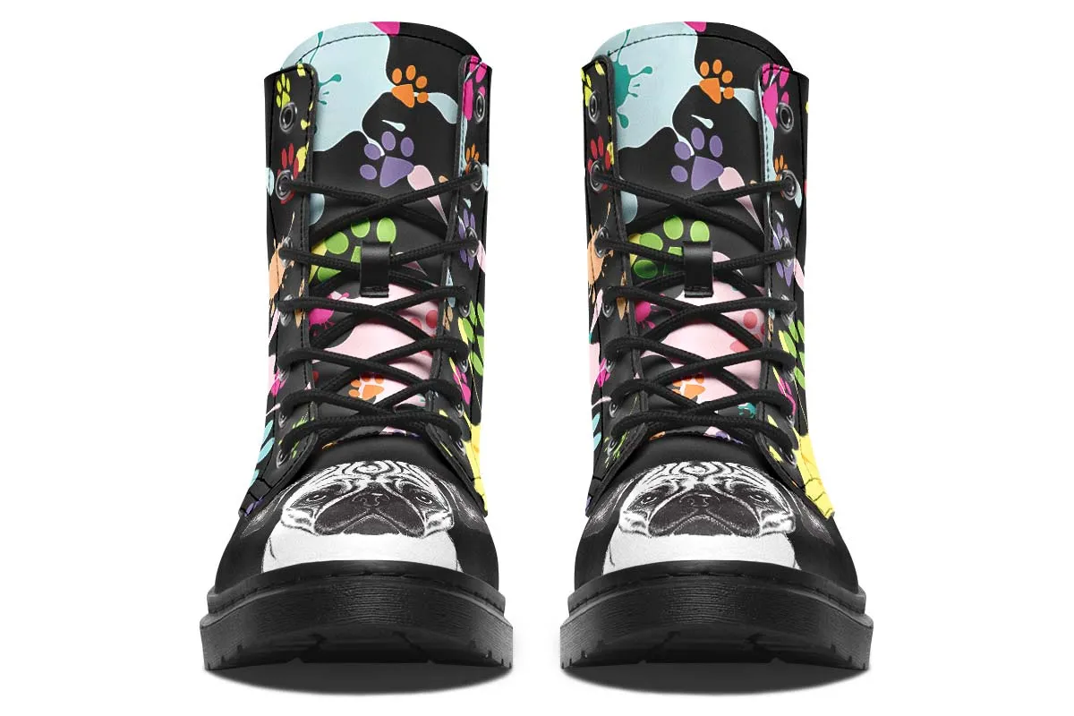 Artsy Pug Boots