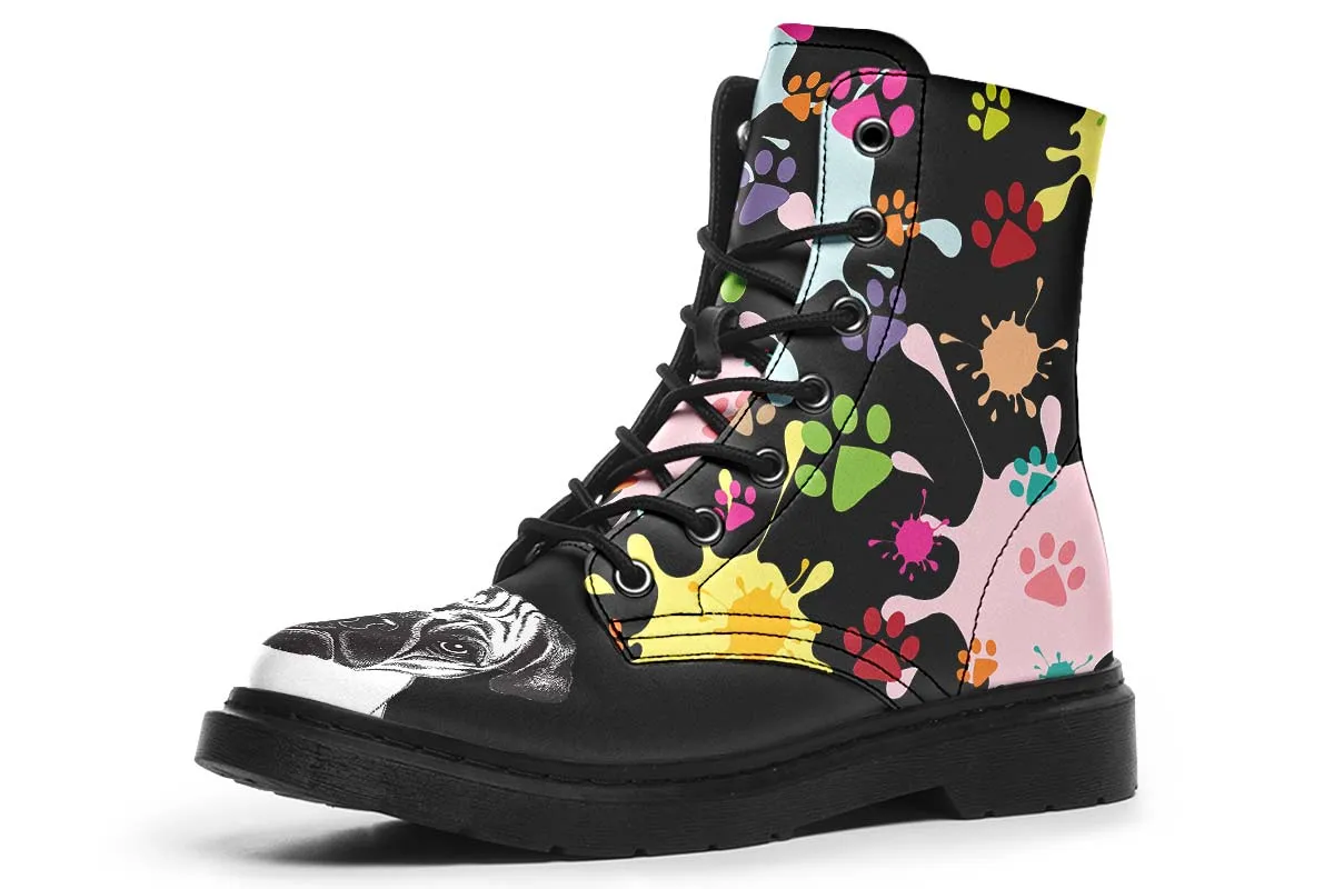 Artsy Pug Boots