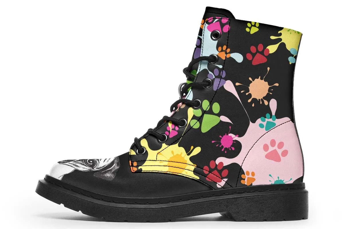 Artsy Pug Boots
