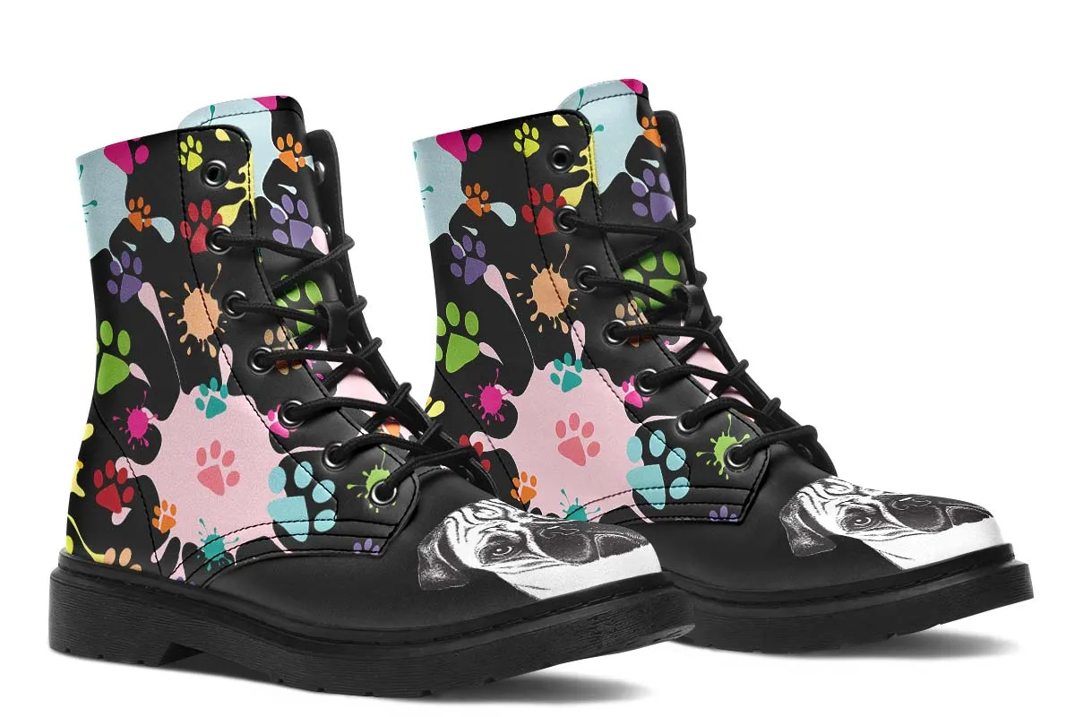 Artsy Pug Boots