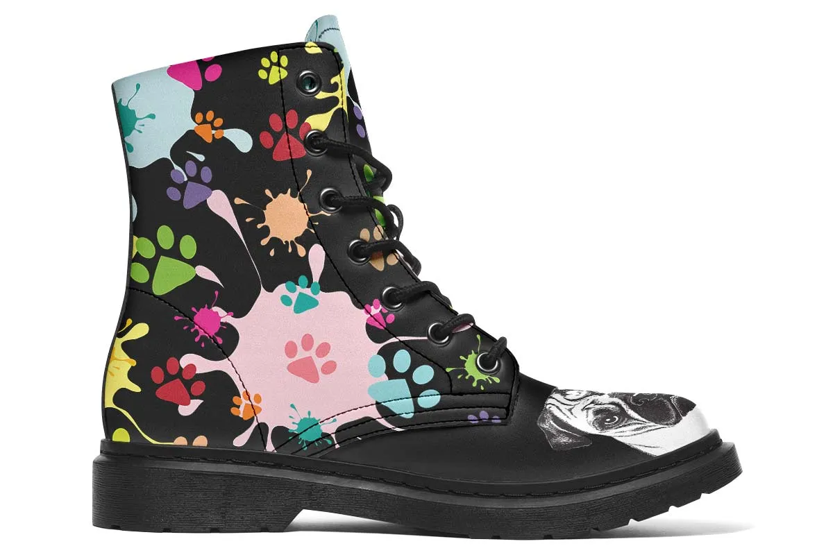 Artsy Pug Boots