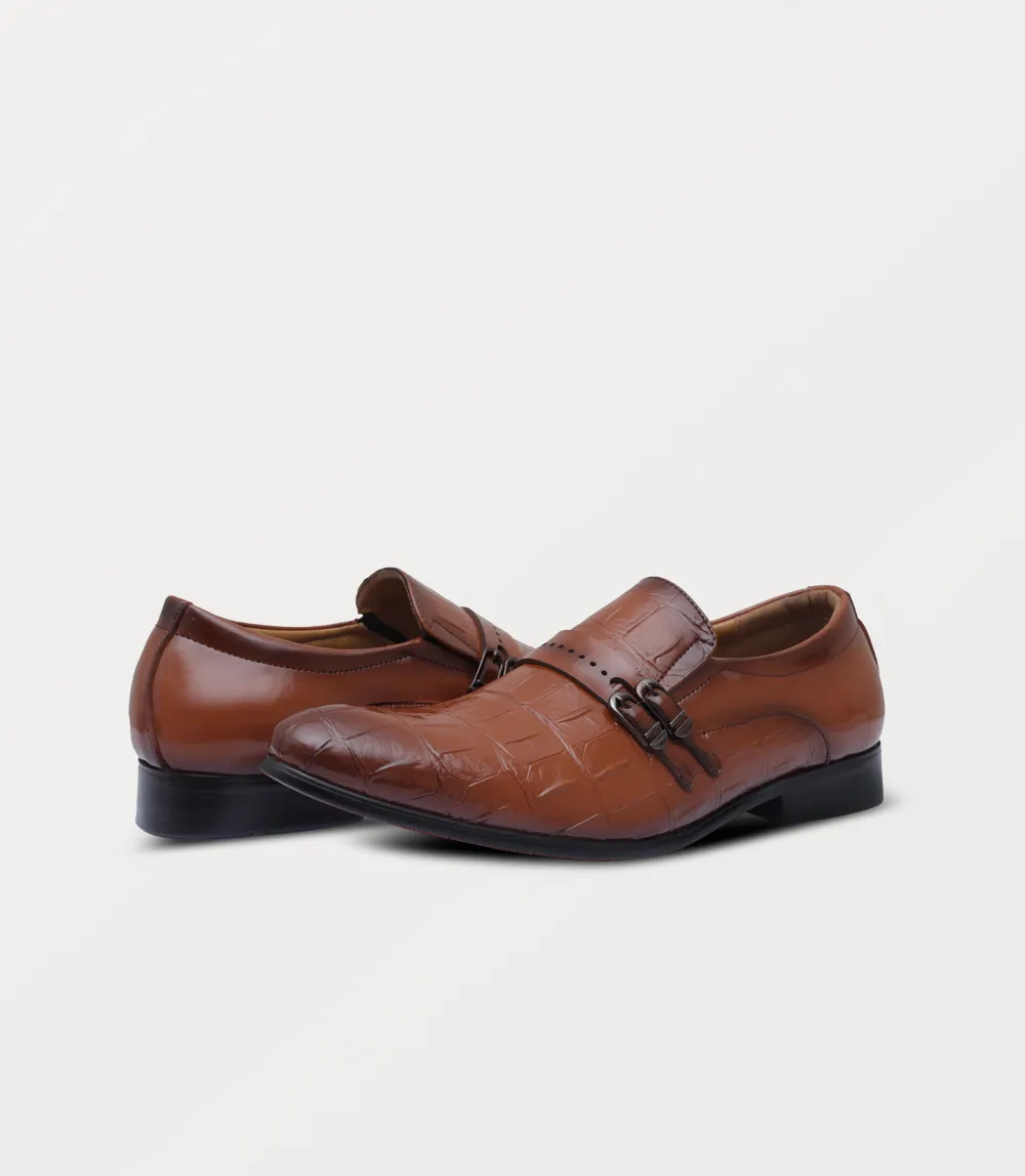 BM5051-BROWN-Men Slip On