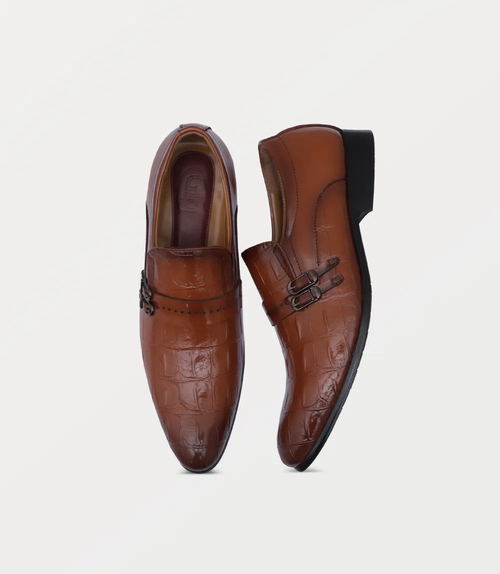 BM5051-BROWN-Men Slip On
