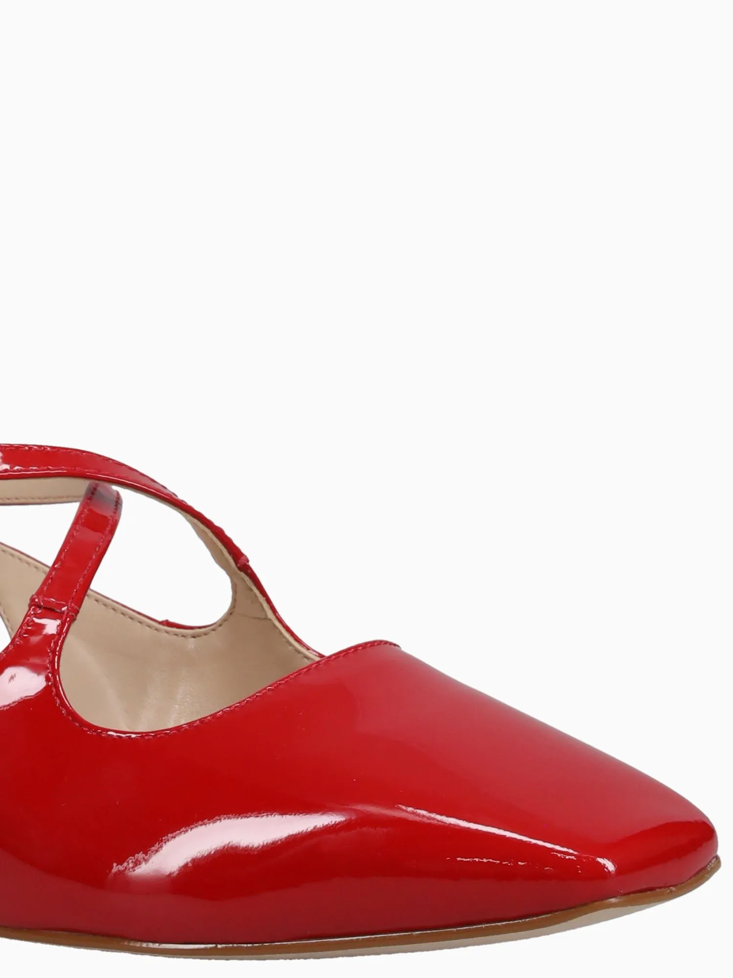 Bruna Red Patent Leather