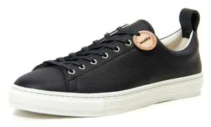 Buddy Bull Terrier Low Chubby Sneaker - Black Grain Leather
