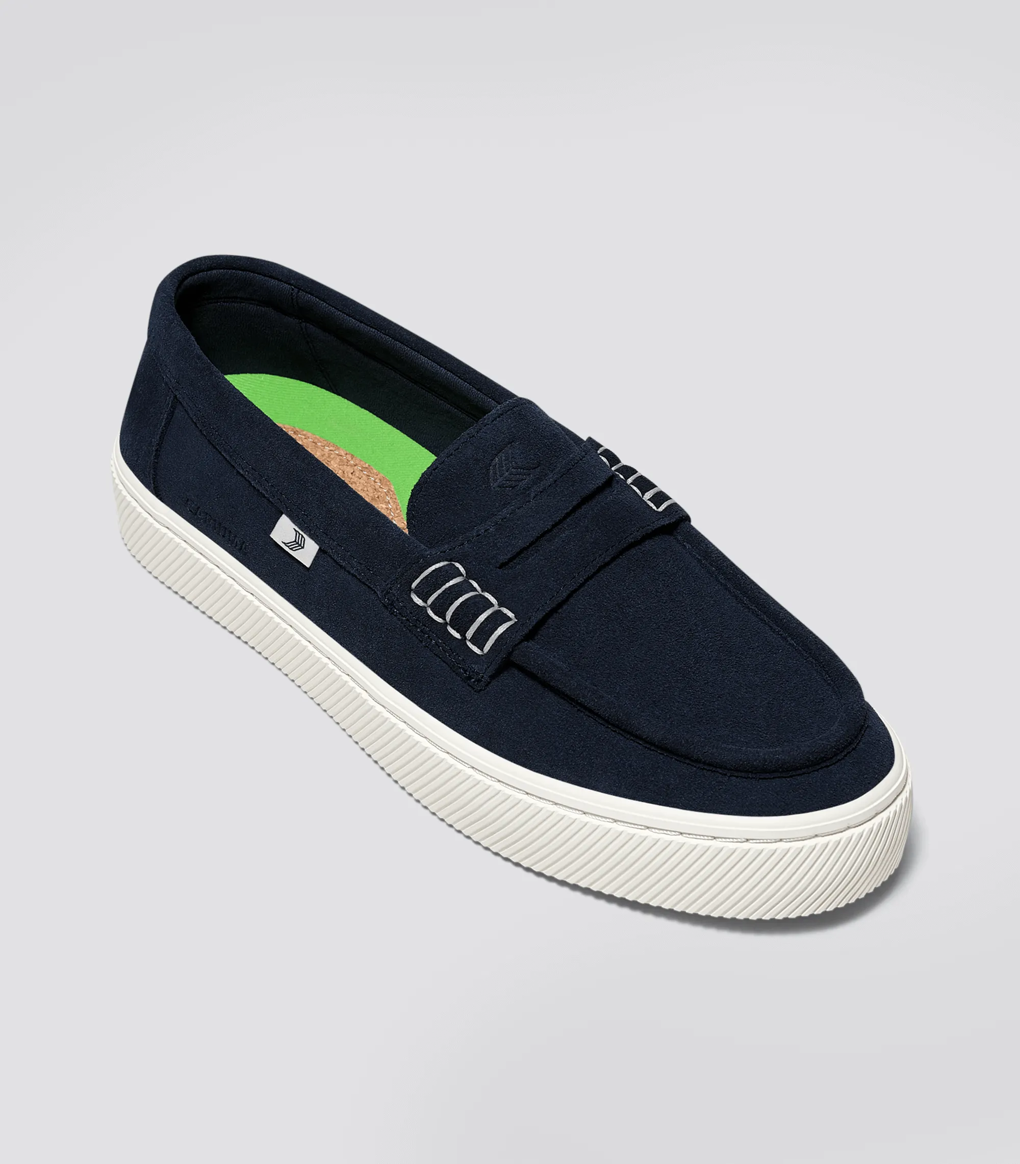 CAJU Navy Suede Loafer