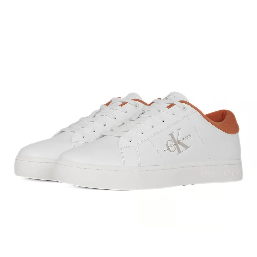 Calvin Klein Classic Cupsole Low Laceup LTH YM0YM00864-WHTSTN