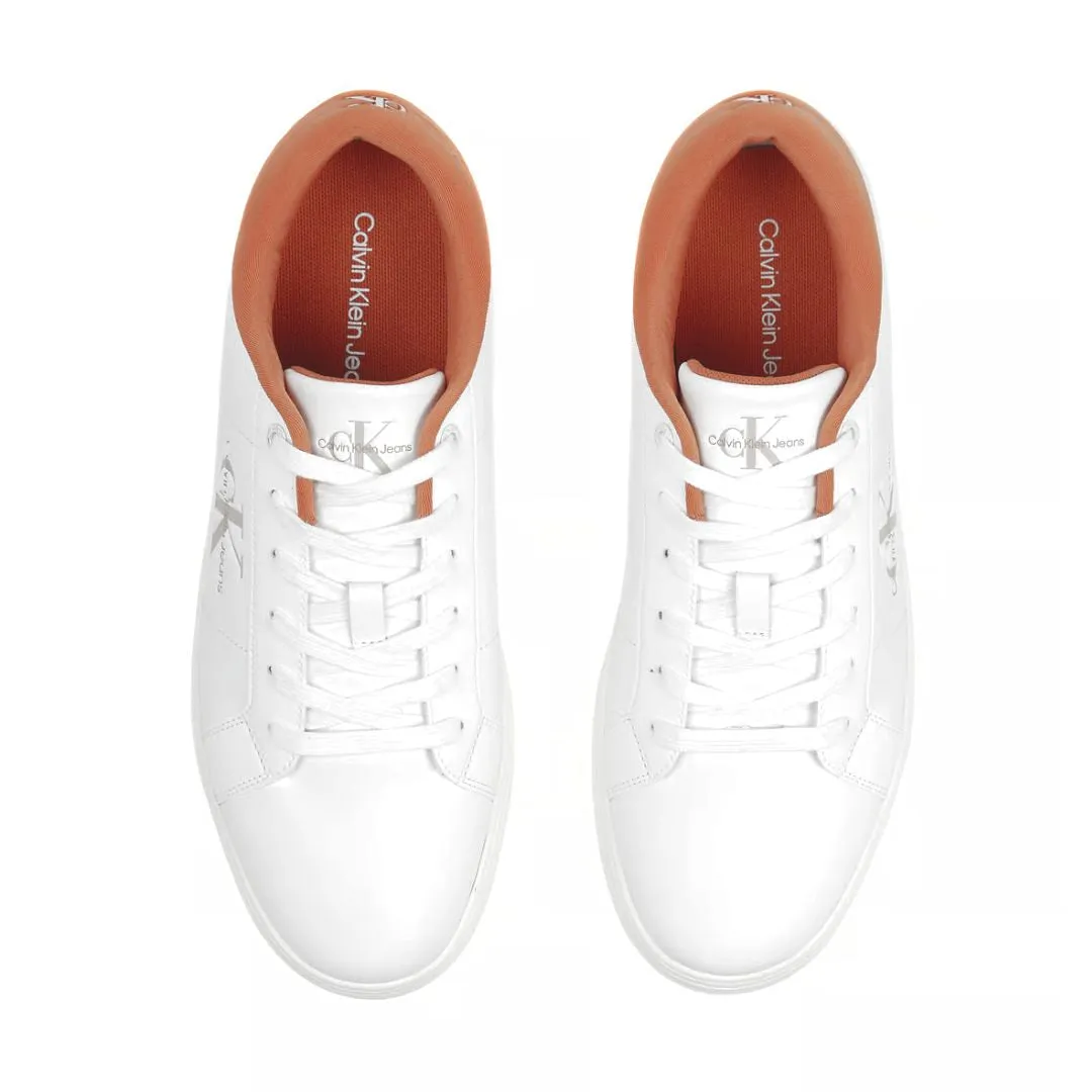 Calvin Klein Classic Cupsole Low Laceup LTH YM0YM00864-WHTSTN