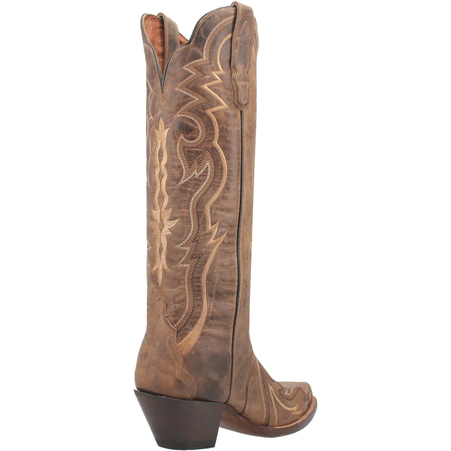 Dan Post Womens Silvie Brown Leather Fashion Boots 8 M