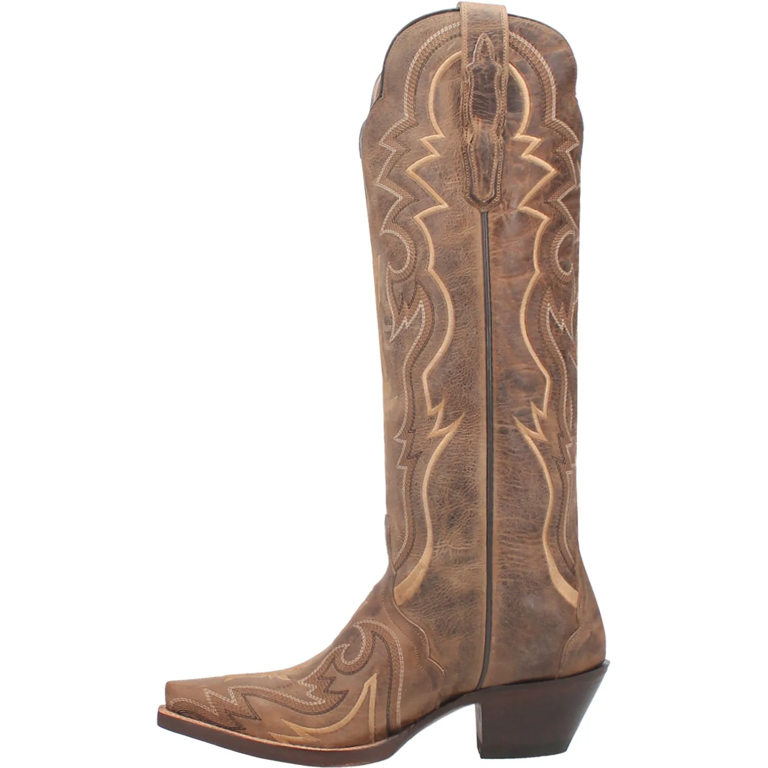 Dan Post Womens Silvie Brown Leather Fashion Boots 8 M