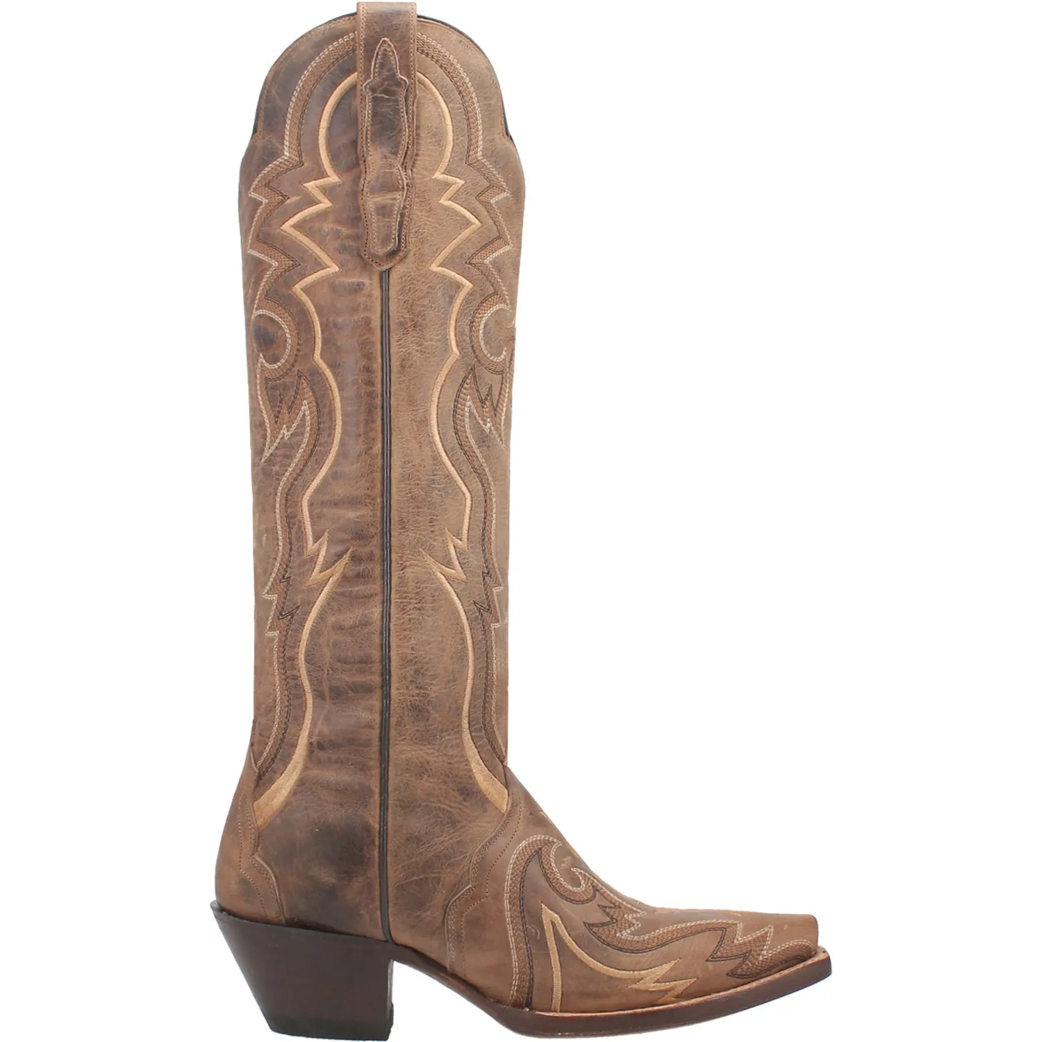 Dan Post Womens Silvie Brown Leather Fashion Boots 8 M
