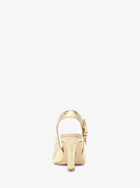 Darrington Sling Pump - Pale Gold
