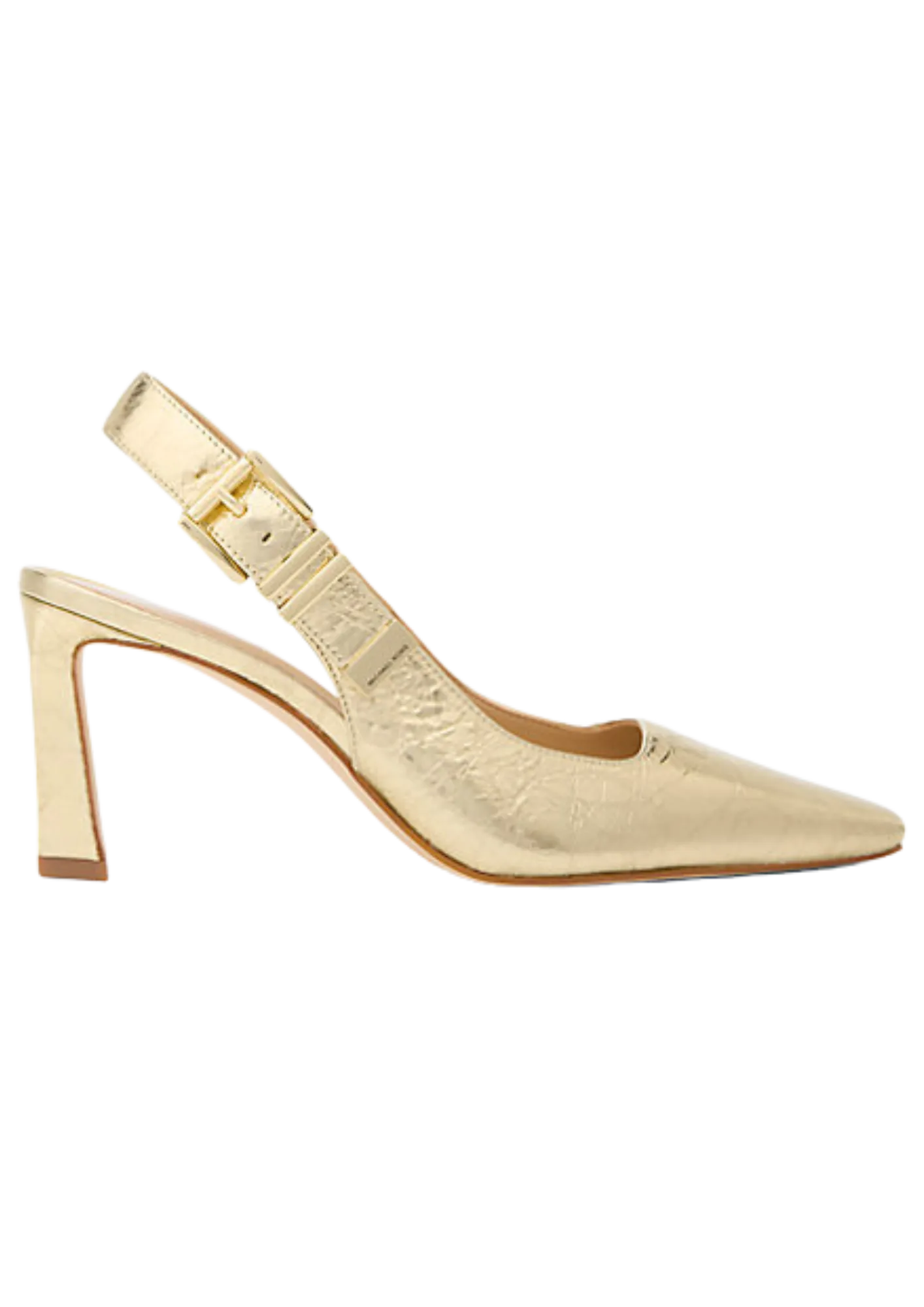 Darrington Sling Pump - Pale Gold