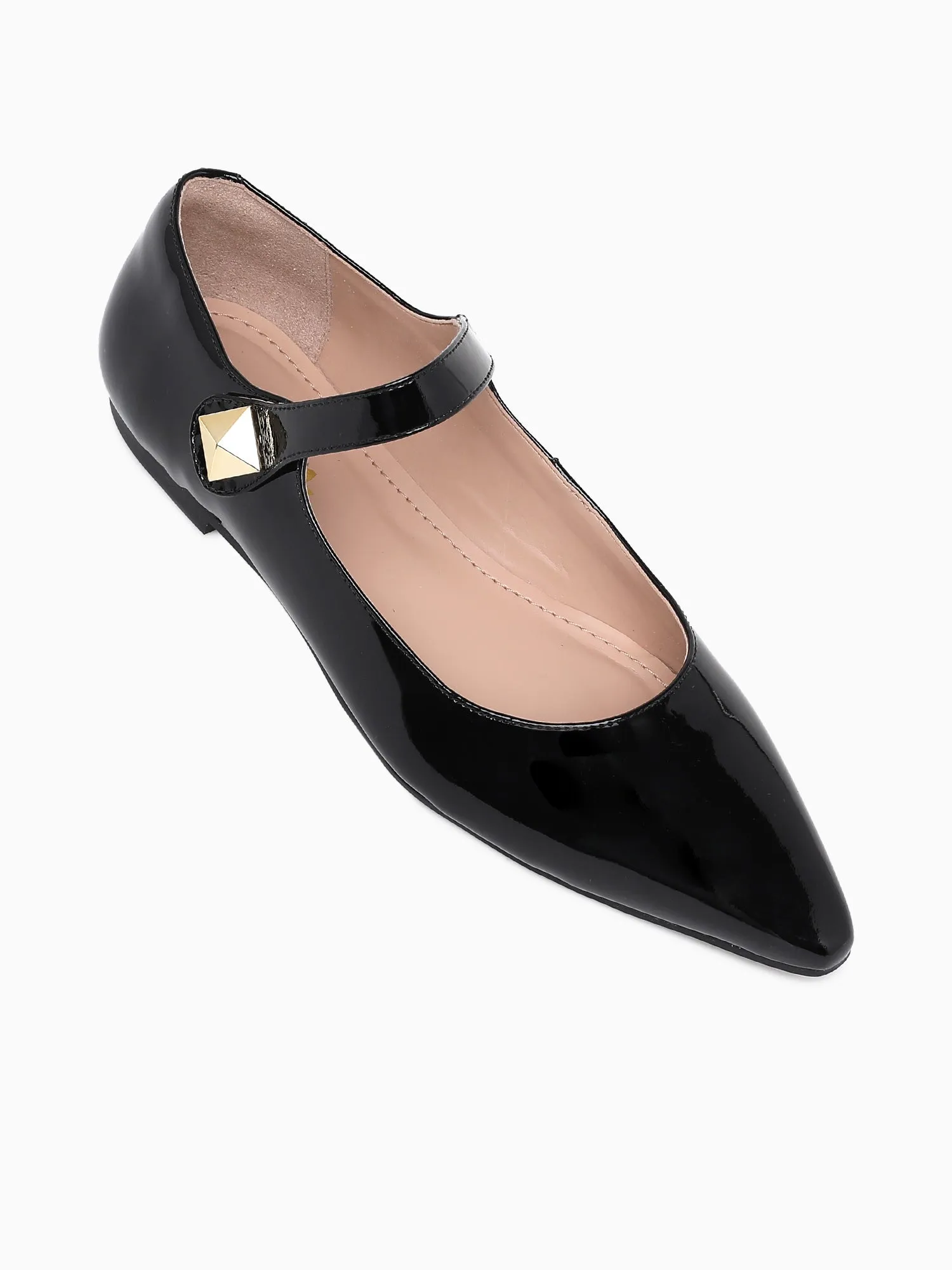 Gloria Black Patent Leather