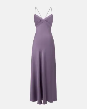 HELIOPE SILK SLIP DRESS