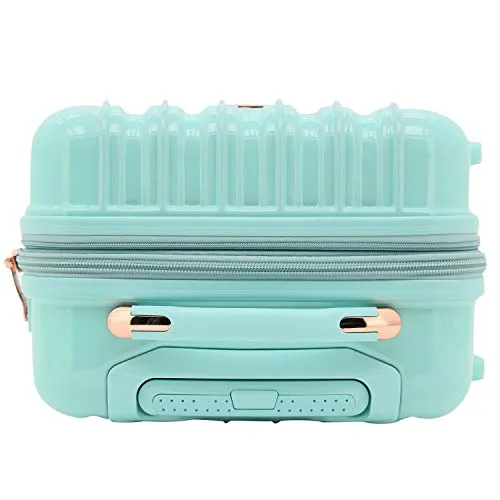kensie Women's Alma Hardside Spinner Luggage, Opal, Carry-On 20-Inch