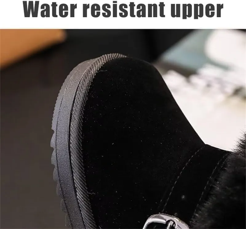 Kids Girl Non Slip Warm Velvet Winter Boots for Outdoor Snow Walking School Sport Trekking