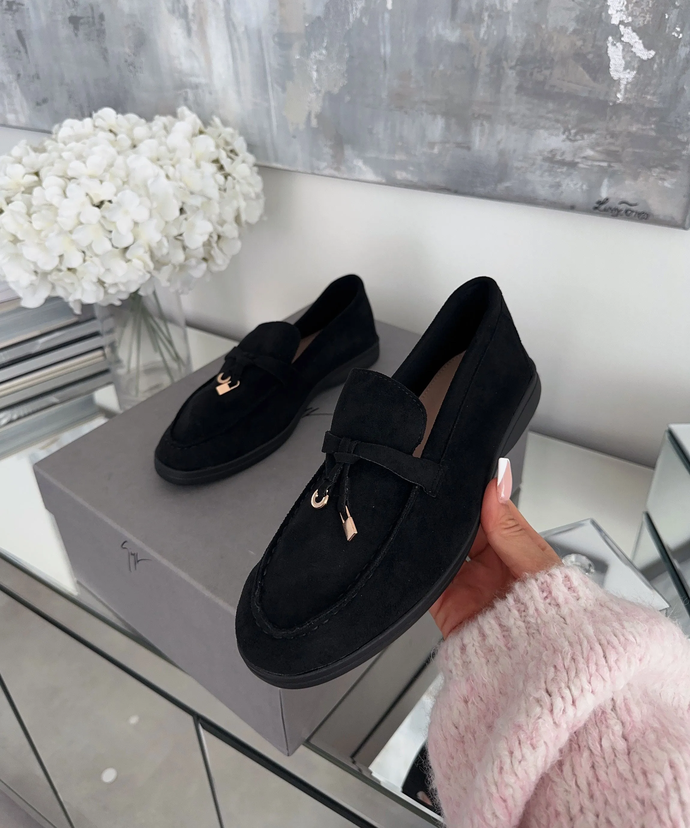 Loafers Classy Schwarz