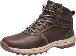 Men's Work Boots with Zipper Hiking Sneakers Warm Ankle Safety Toe Shoes for Women Insulated Waterproof Platform Shoes Work Hike Grounded Footwear