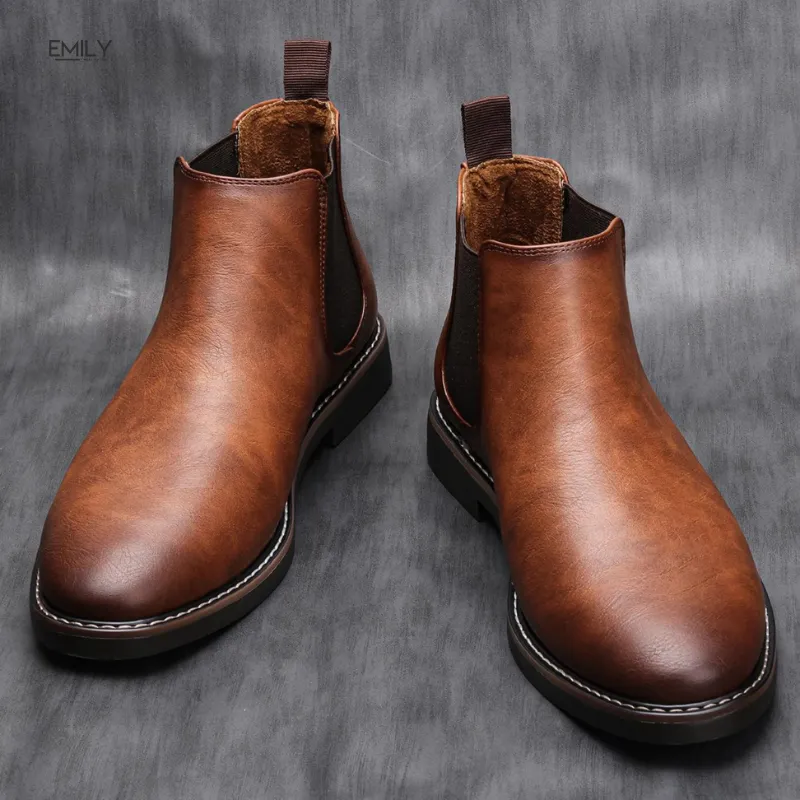 Milan™ Stylish Leather Boots