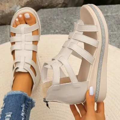 Noire Nomad | Starlit Cutout Wedge Sandals