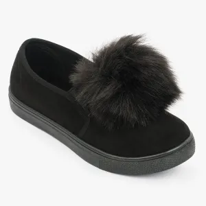 Pom Pom flat pumps