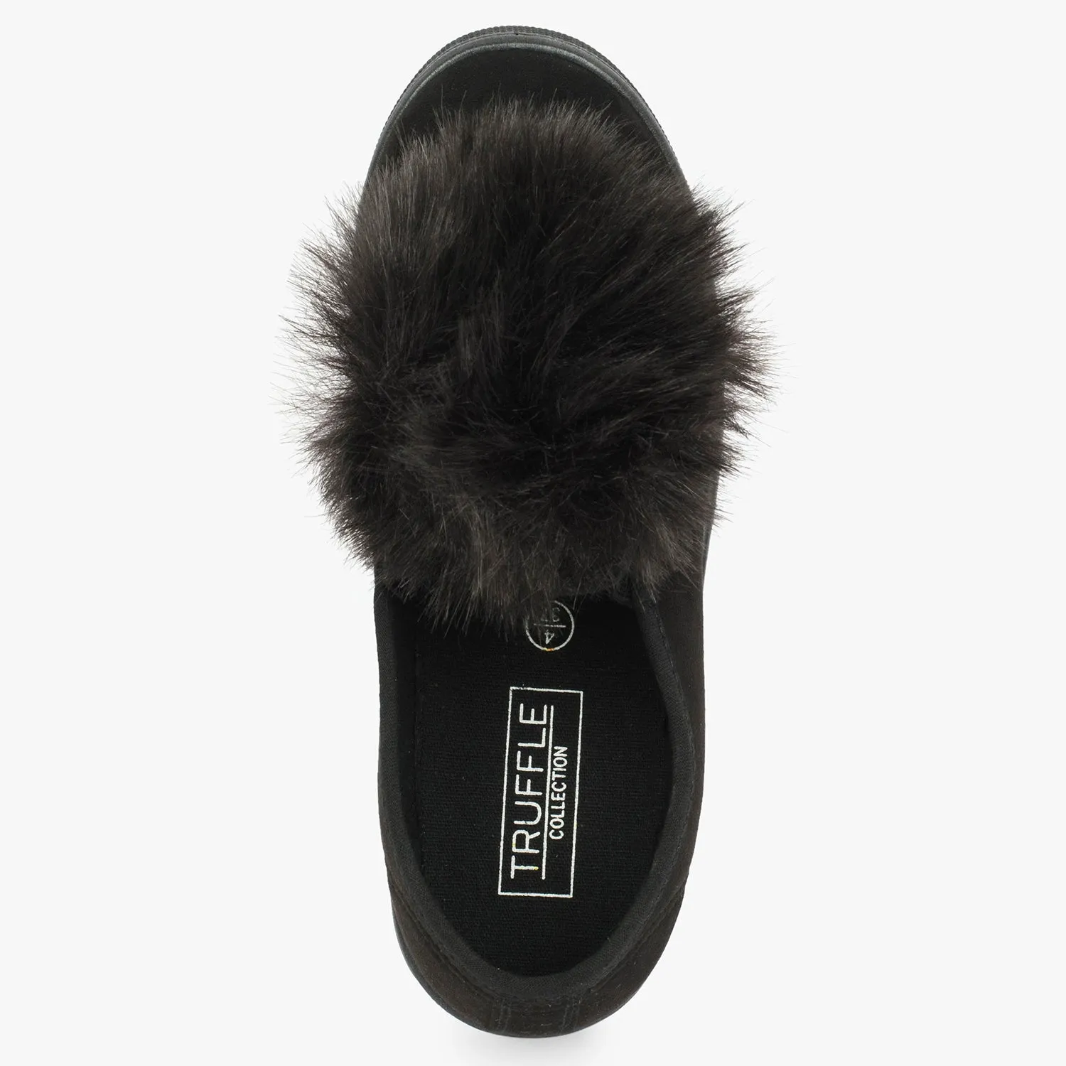 Pom Pom flat pumps
