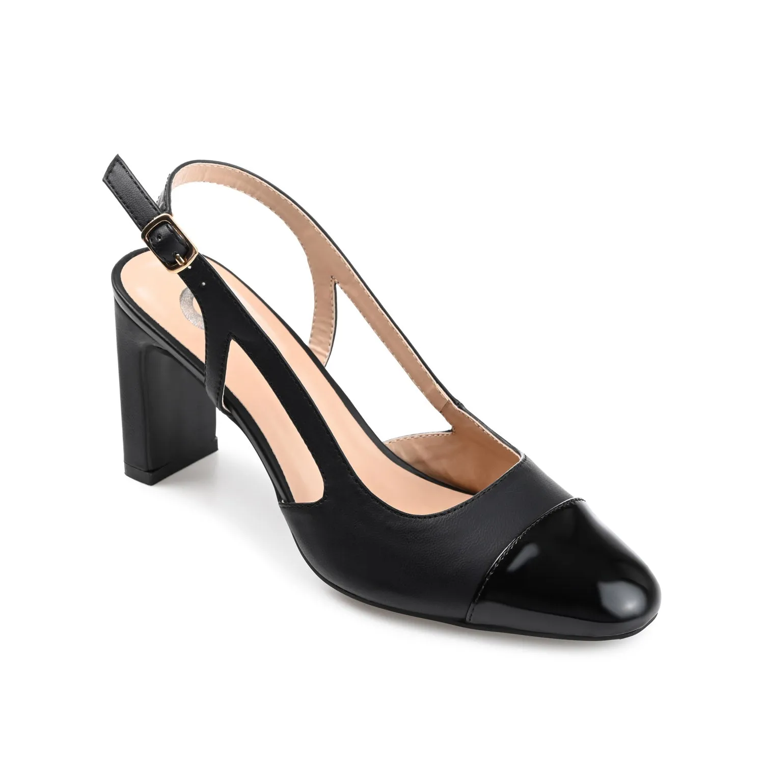 REIGNN BLOCK HEEL PUMPS IN WIDE
