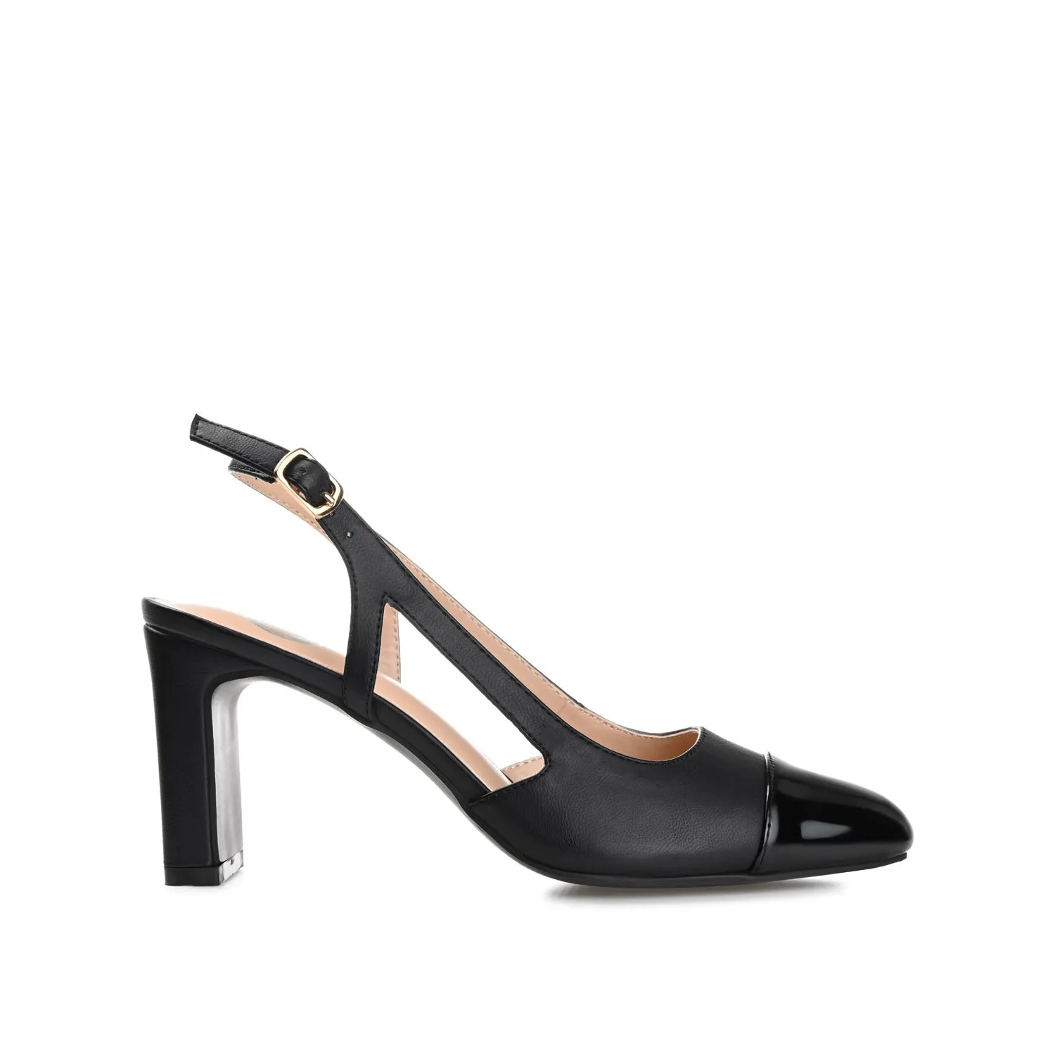 REIGNN BLOCK HEEL PUMPS IN WIDE