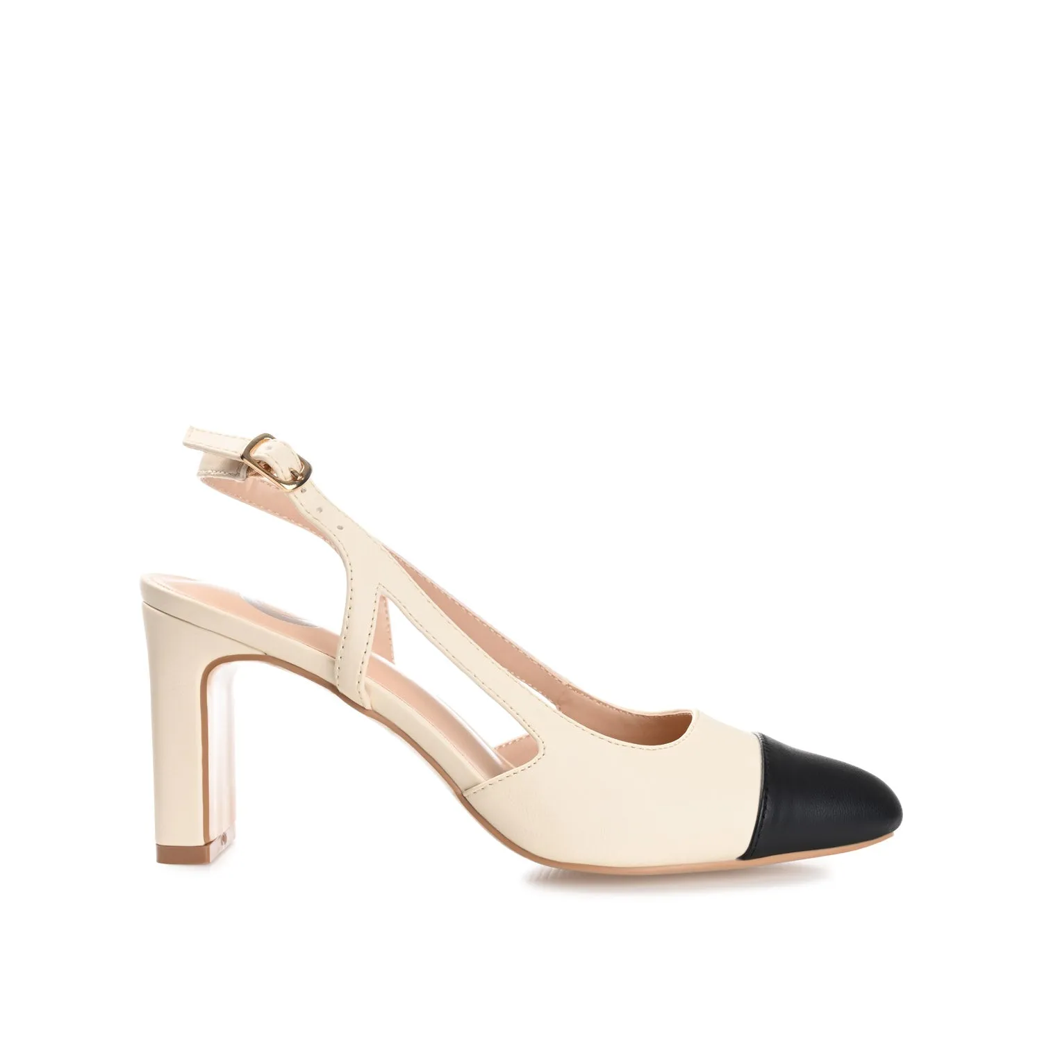 REIGNN BLOCK HEEL PUMPS IN WIDE