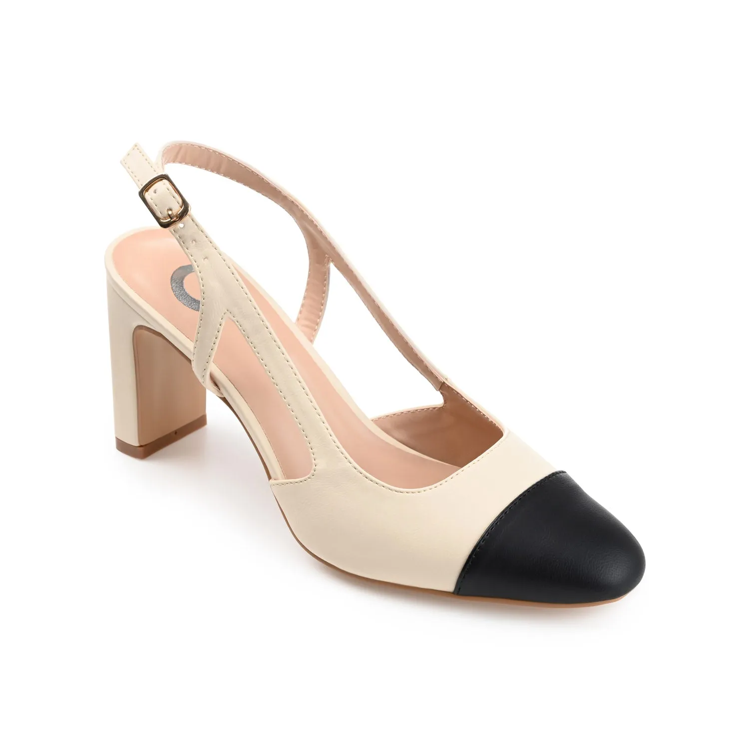 REIGNN BLOCK HEEL PUMPS IN WIDE