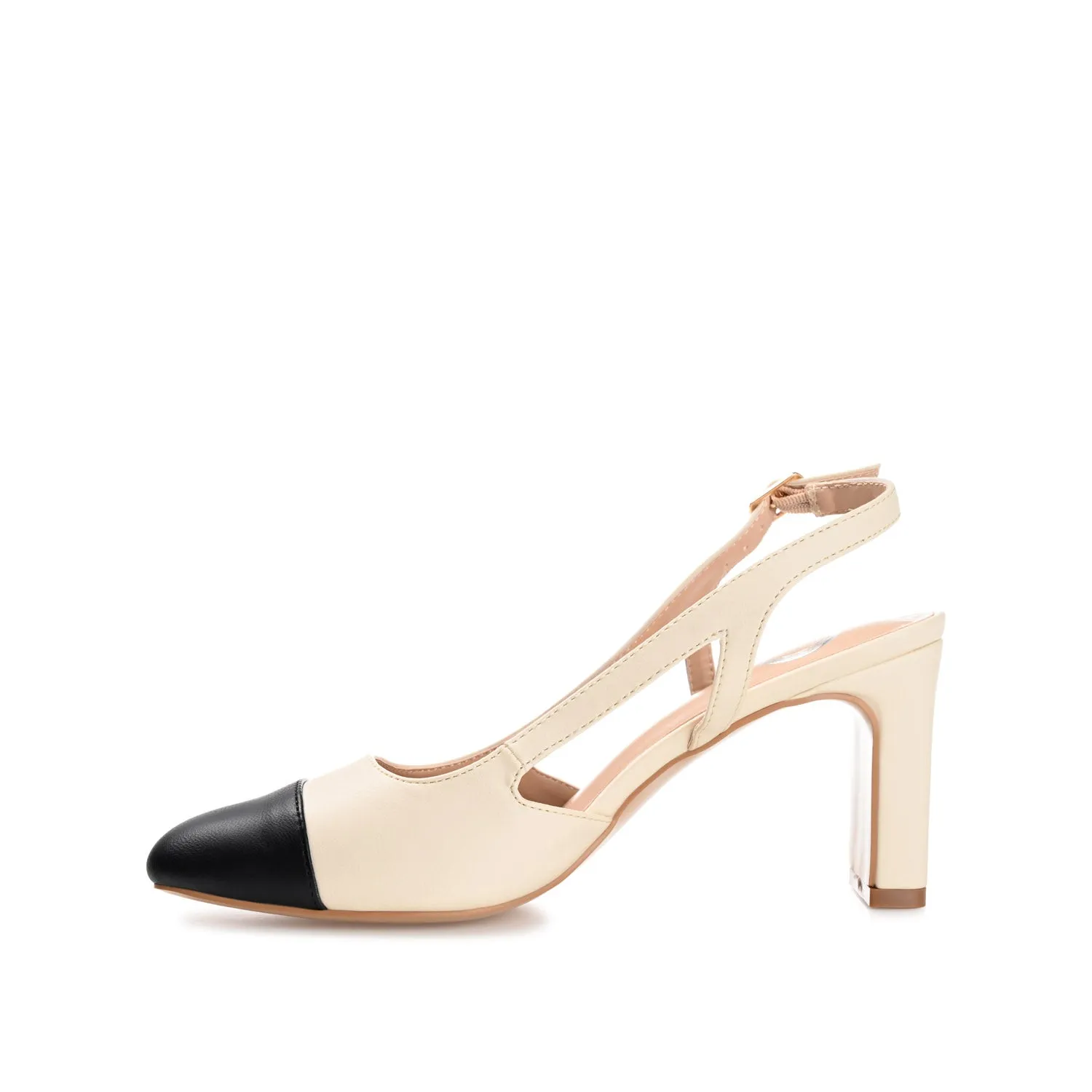 REIGNN BLOCK HEEL PUMPS IN WIDE