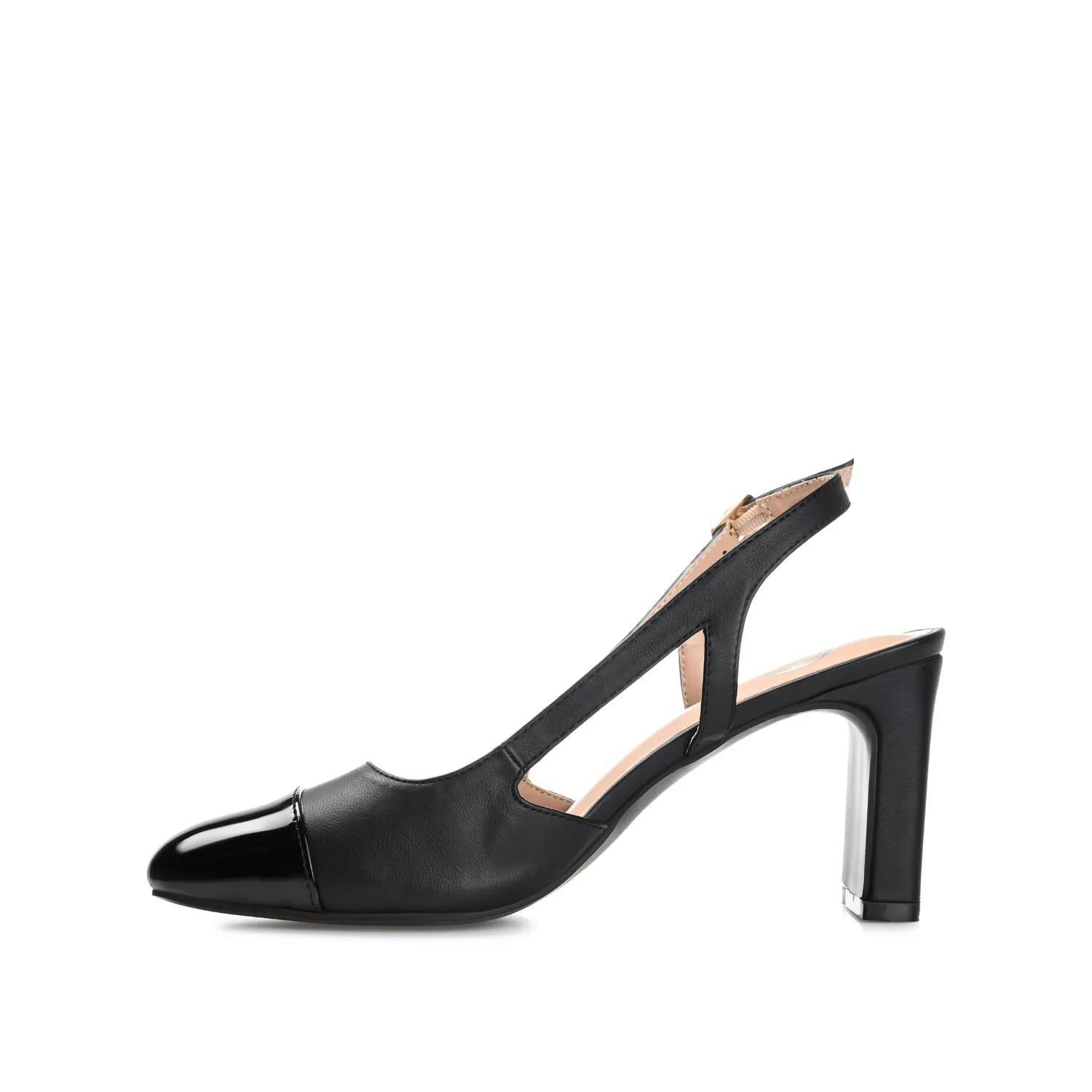 REIGNN BLOCK HEEL PUMPS IN WIDE