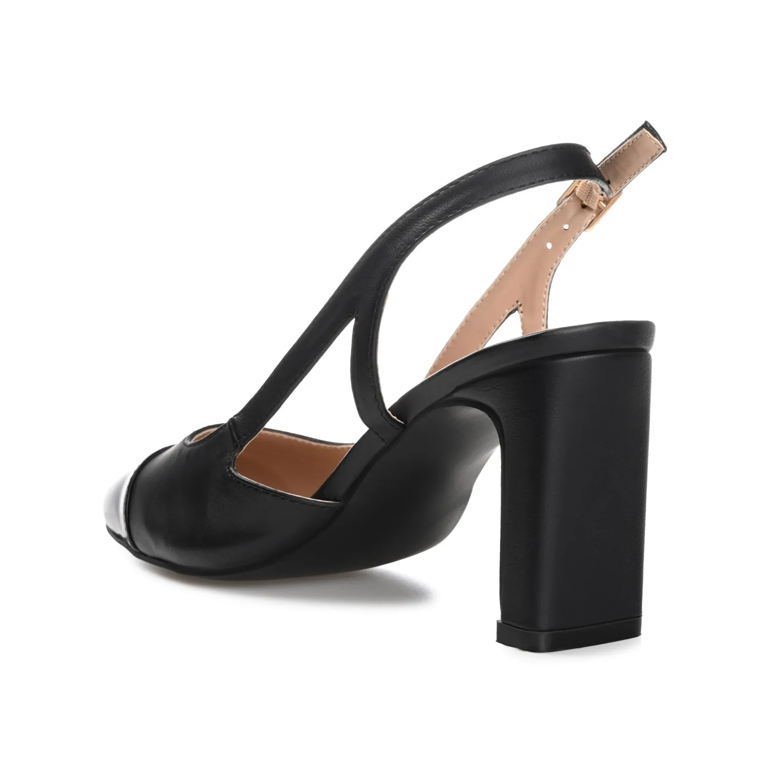 REIGNN BLOCK HEEL PUMPS IN WIDE