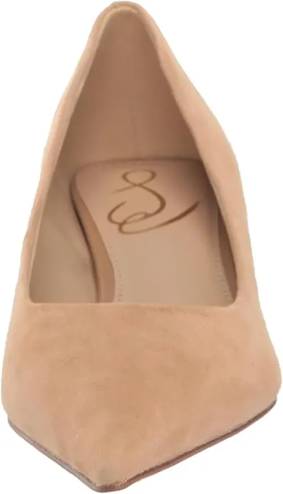 Sam Edelman Franci Golden Caramel Pointed Toe Slip On Kitten Heel Classic Pumps