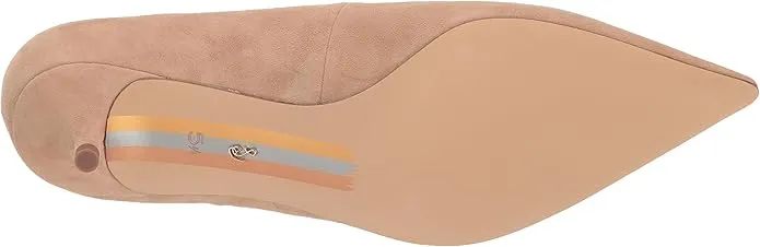 Sam Edelman Franci Golden Caramel Pointed Toe Slip On Kitten Heel Classic Pumps