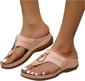 Sandals Women Comfortable, Womens Comfy Orthotic Sandals Comfortable Orthopedic Sandals Arch Support Slide Sandals