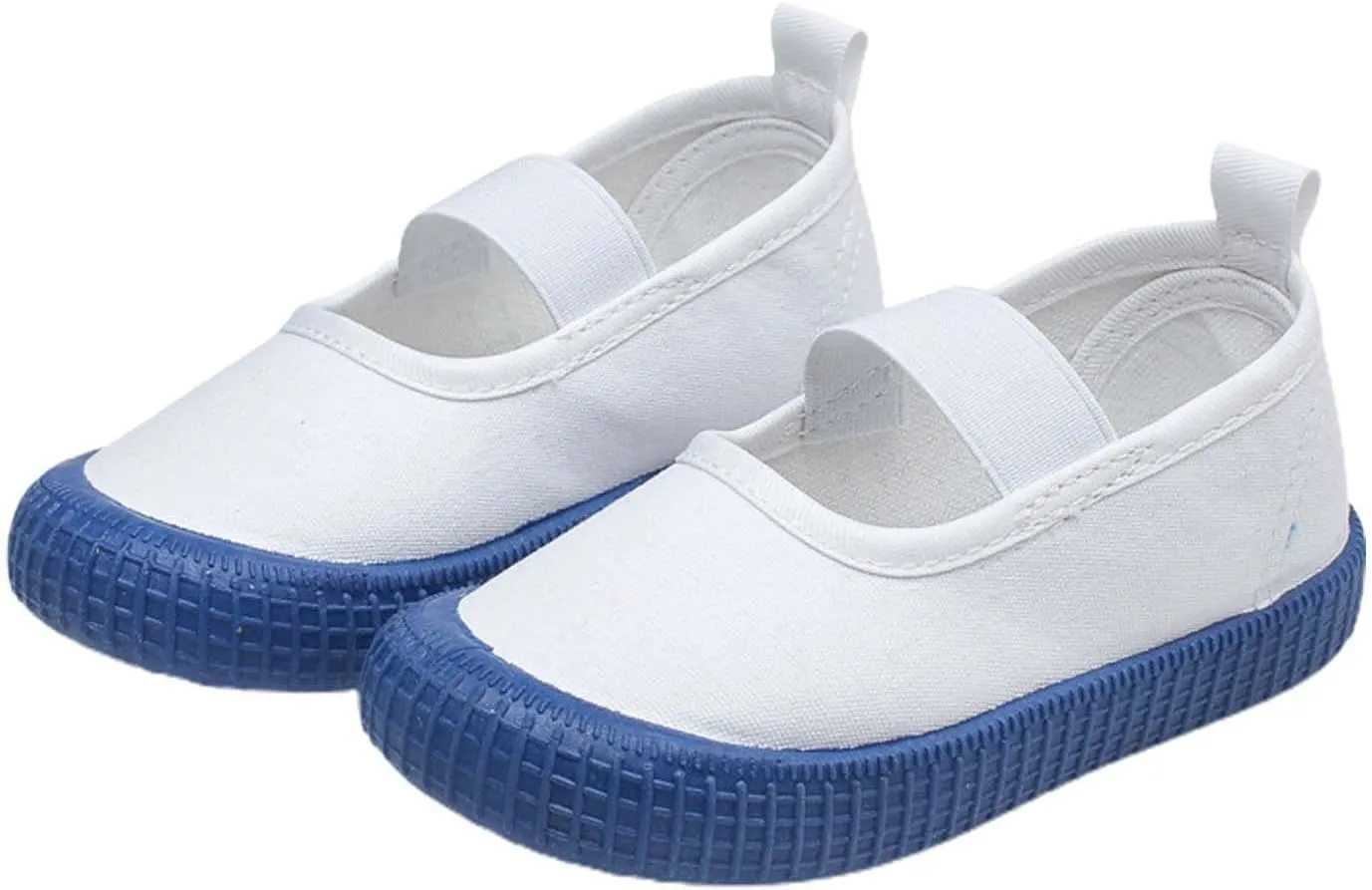 sfdgfhyf Toddler Baby Boy Girl Shoes Flat Shoes Bao Head One Foot Off Girl Canvas Shoes 0 to 10Y Baby Soft Sole Casual