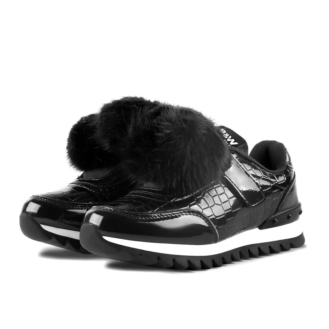 Sneakers Sziget Pompoms Black