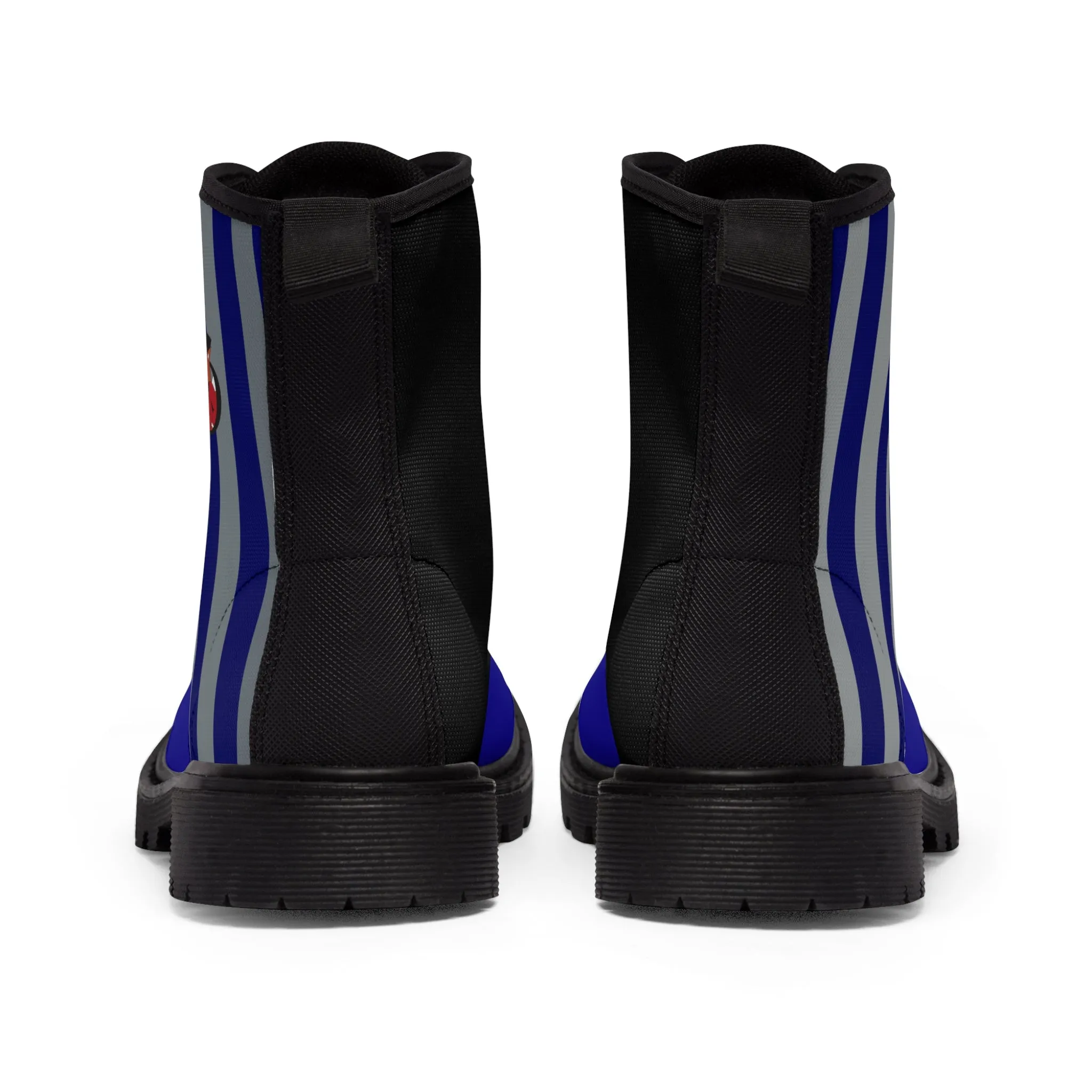 Snooty Fox Art Women's Canvas Boots - Blue Boots