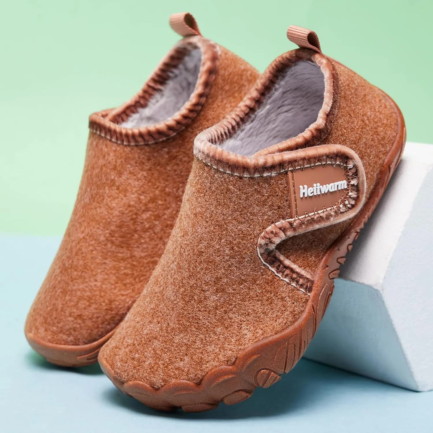 Toddler Winter Slippers Soft Warm Fleece Cozy House Non Slip Lightweight Bedroom Slippers for Girls Boys