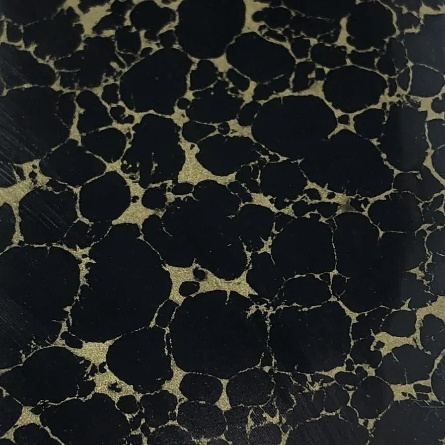 TruStone- Black with Gold Web - 1.5" x 6"- 1 Piece