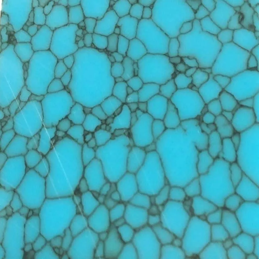 TruStone- Turquoise w Black Web - 1.5" x 6"- 1 Piece