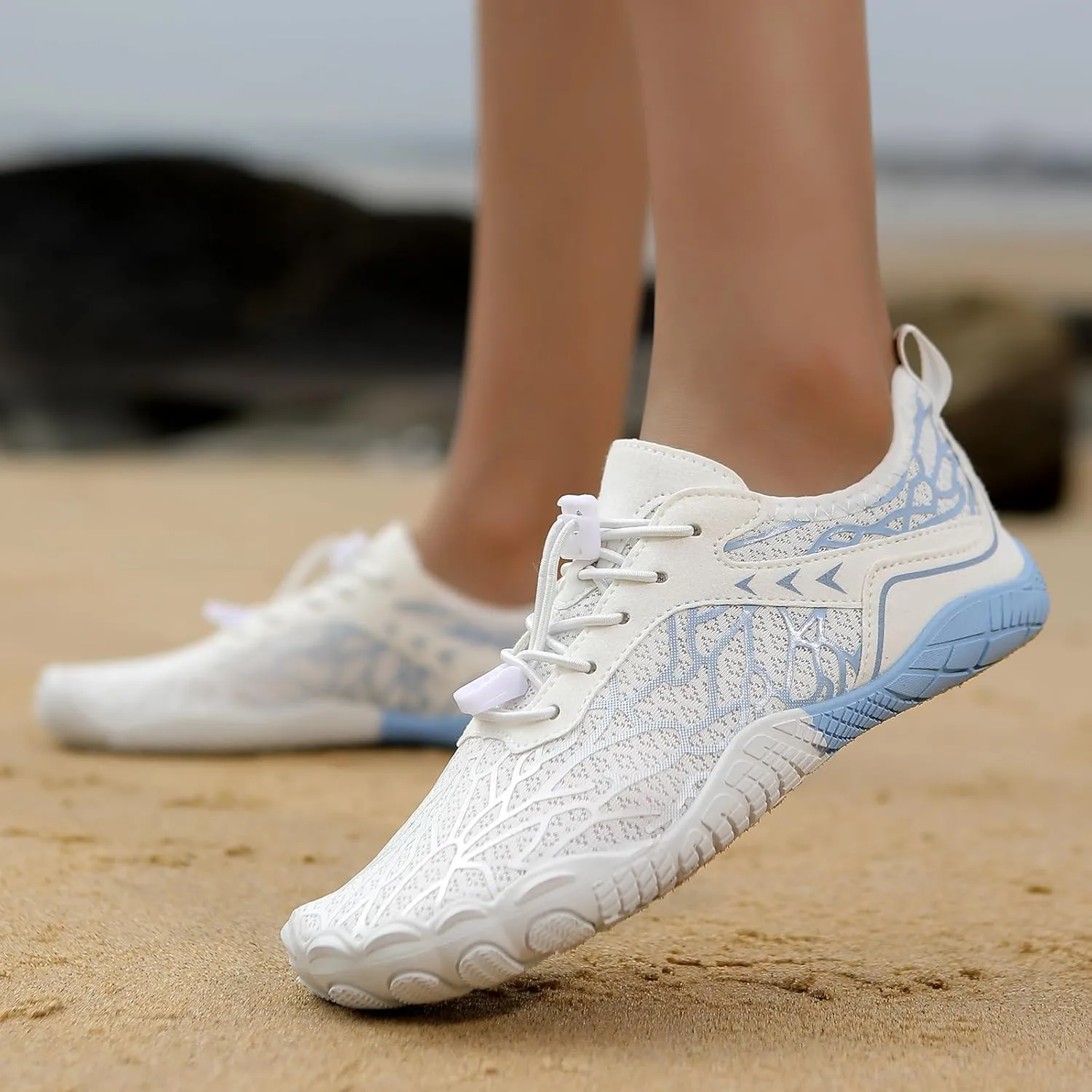 Unisex Hike Barefoot Shoes for Women Men,Pro Wide Toe Box Healthy & Non-Slip Barefoot Shoes,Lightweight Breathable Minimalist Hiking Shoes Grounded Footwear for Outdoor Beach Travel