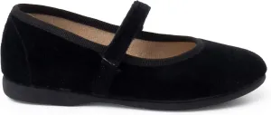 Velvet Mary Janes Girls Hook-and-Loop Strap